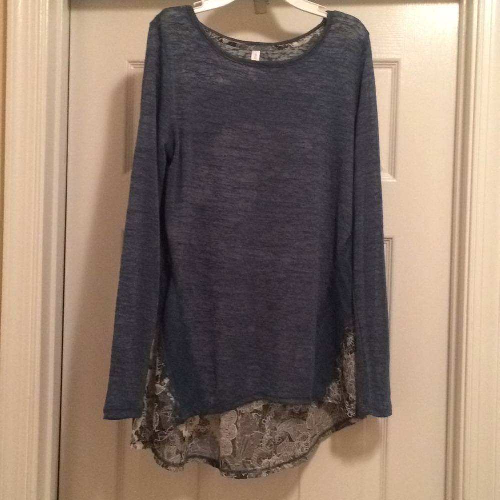 Long Sleeve Twofer Tunic